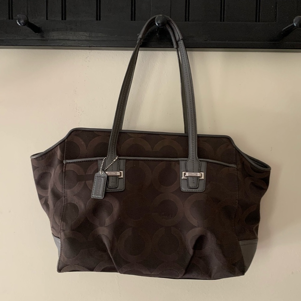 Authentic dark brown Coach Purse 👜